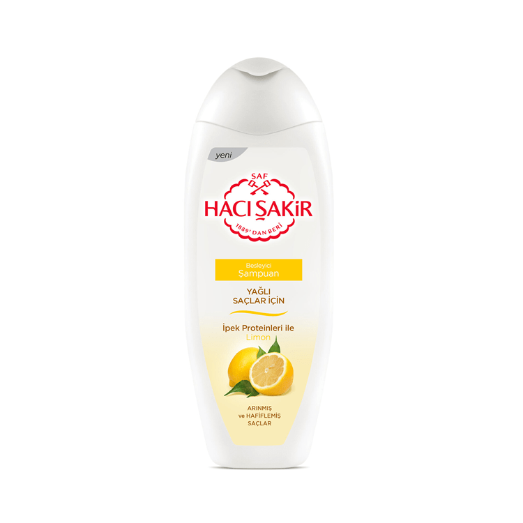 Hacı Şakir Yağlı Saçlar İçin Limon Besleyici Şampuan 500 Ml